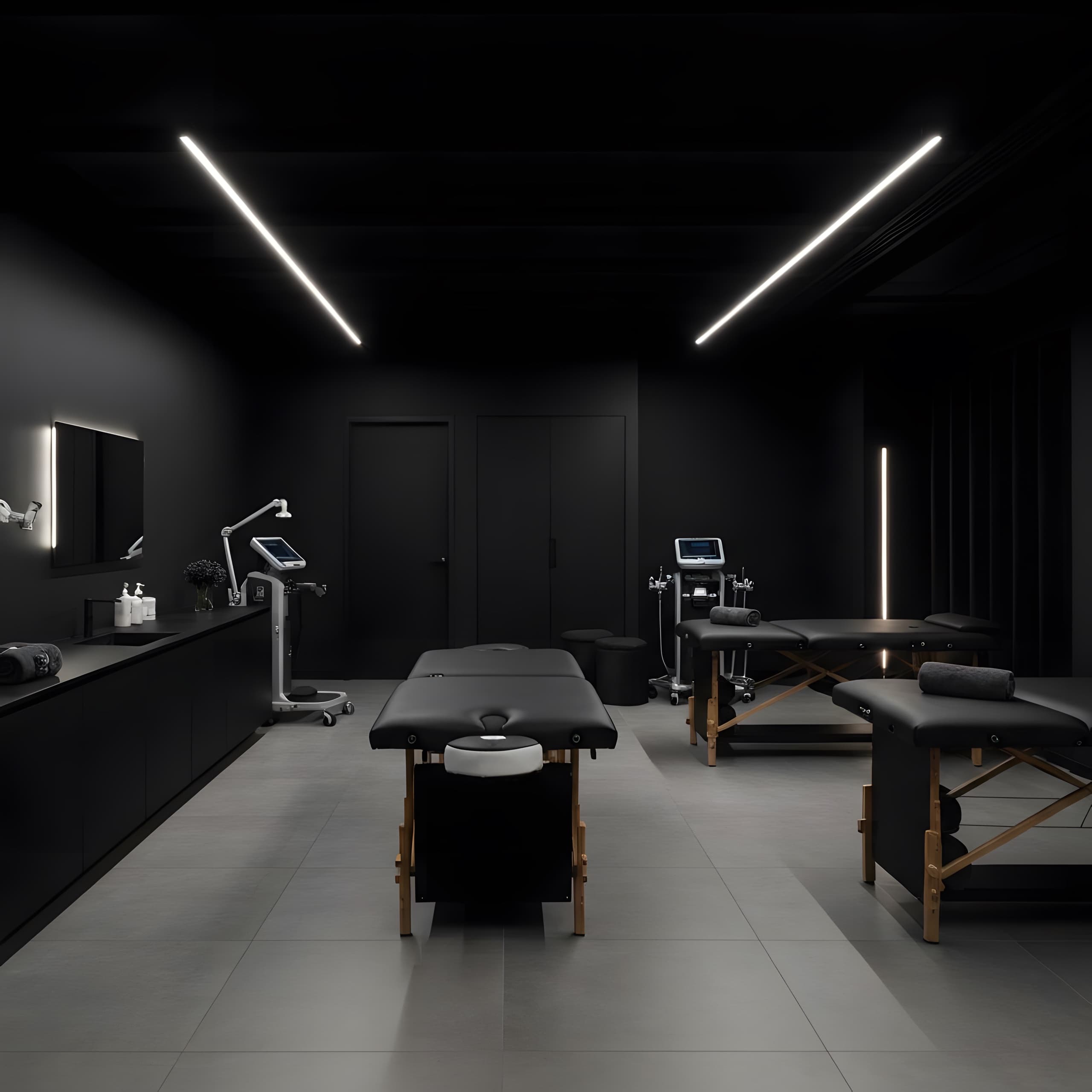 Interior of RECOVRITE recovery studio